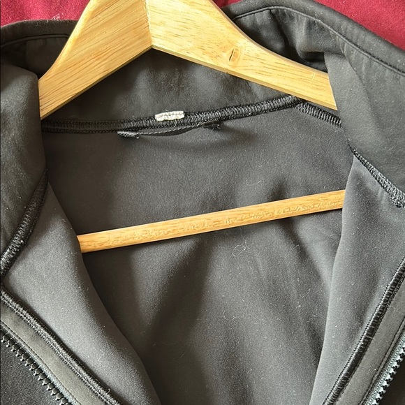 lululemon athletica mixed fabric half zip pullover large black - Picture 13 of 15